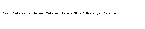 Simple-Daily-interest-Calculation