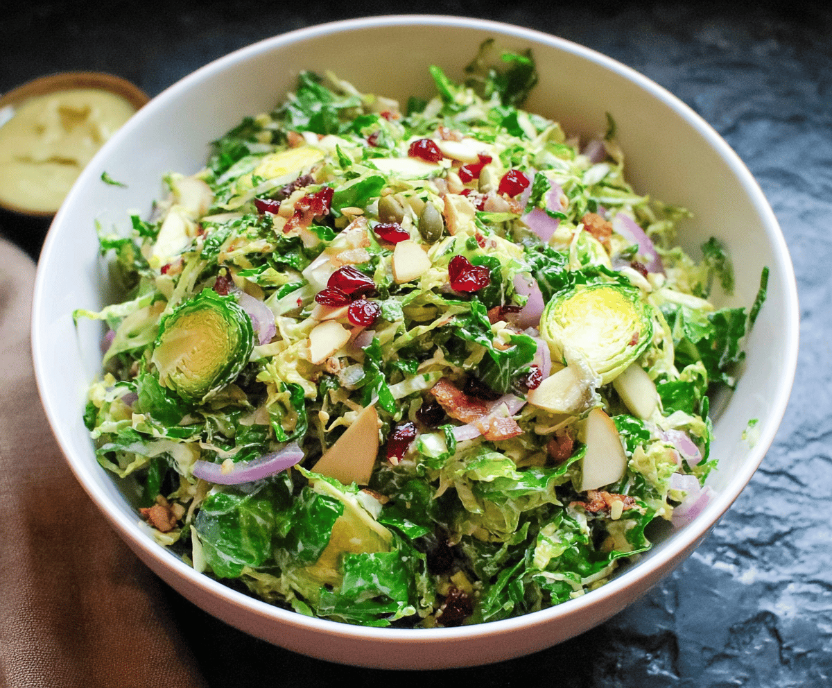 Fresh Brussels Sprout Salad Recipe