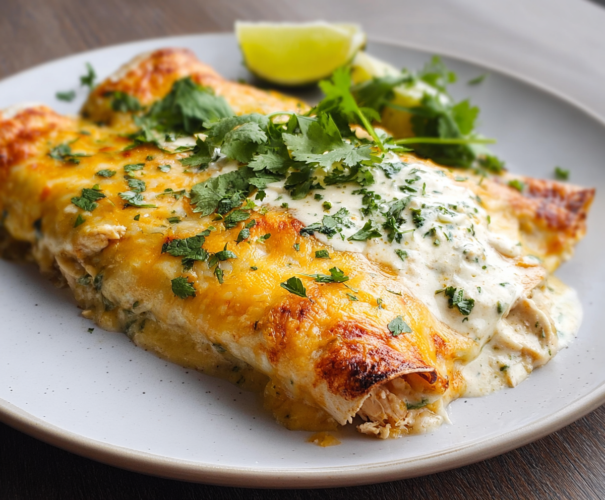 Easy Cheesy Chicken Enchiladas