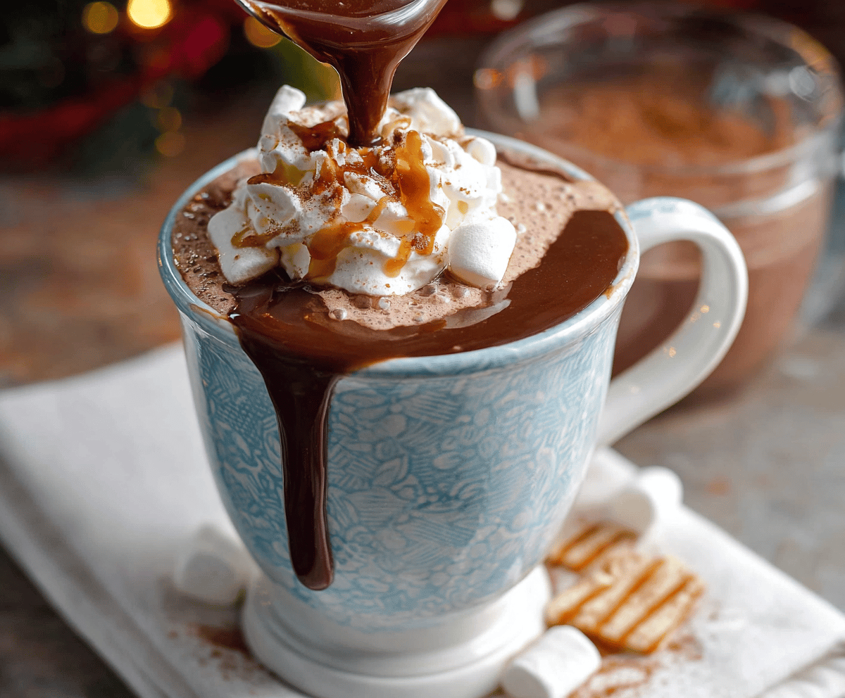Creamy Crockpot Hot Chocolate