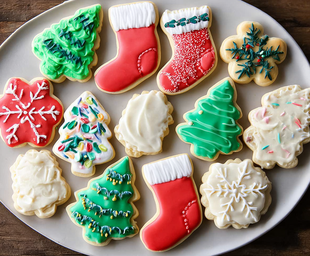 Easy Frosted Sugar Cookies Recipe