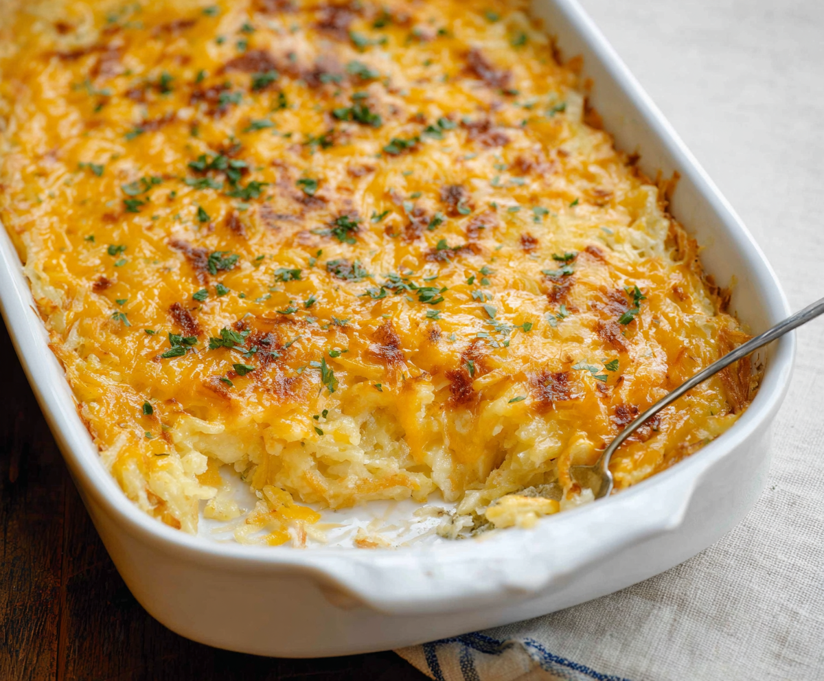 Easy Hashbrown Casserole for Breakfast