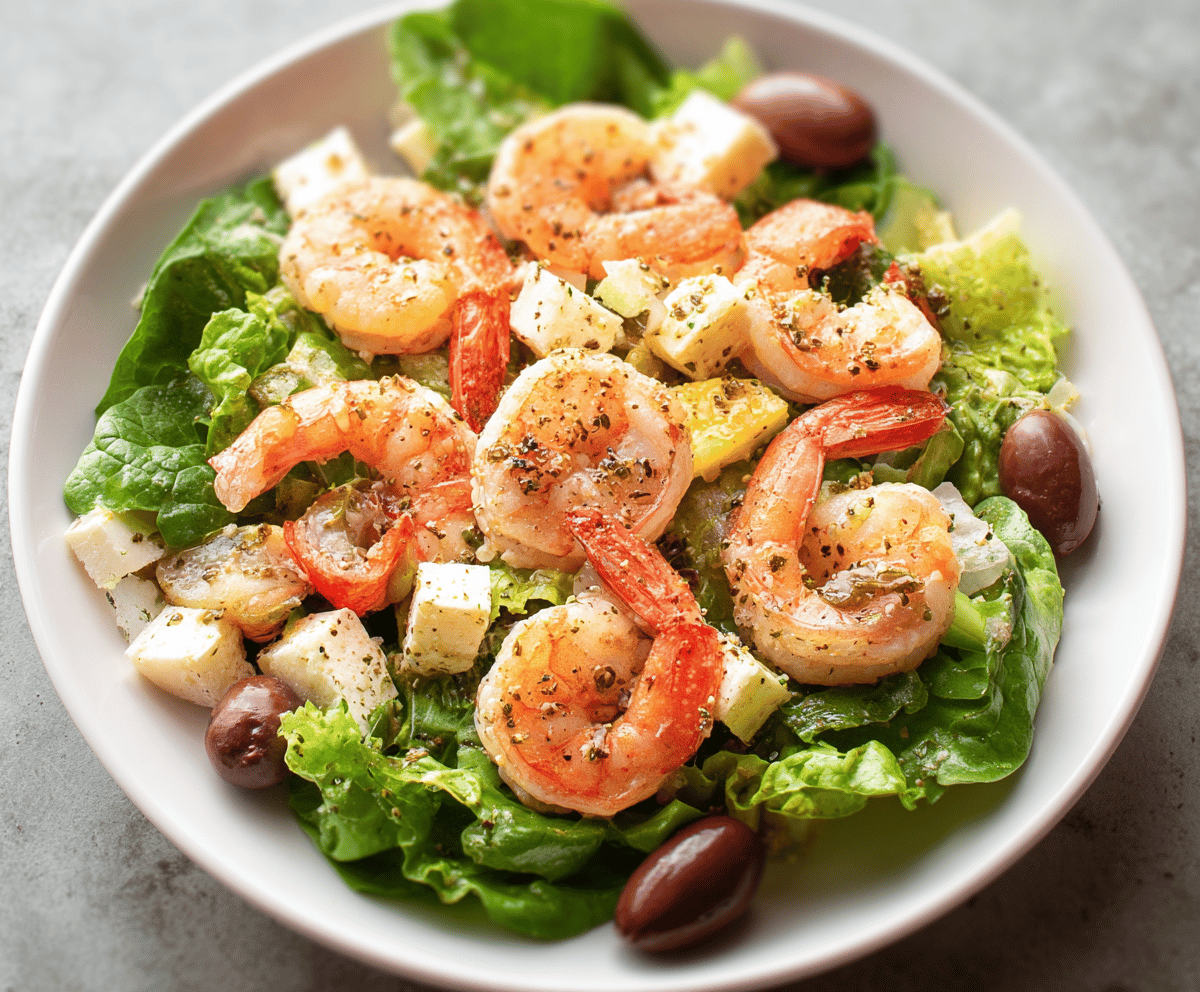 Easy Italian Olive Oil Shrimp Salad