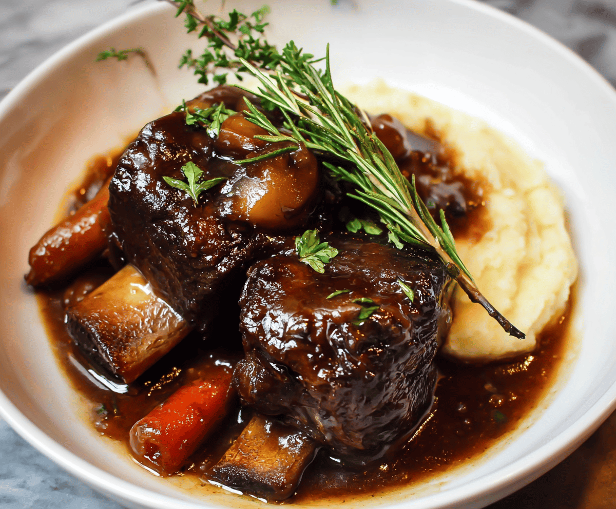 Easy Julia Child Braised Short Ribs