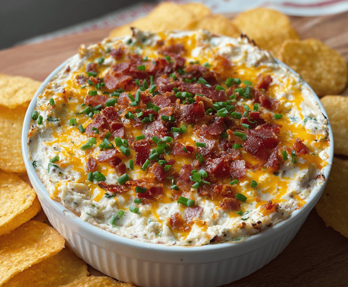 Creamy Loaded Baked Potato Dip