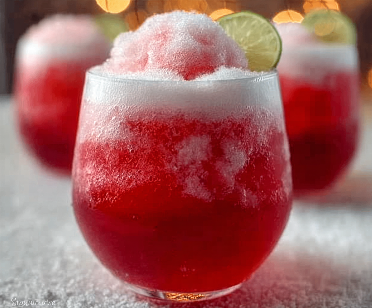 Easy Santa Snowball Punch Recipe