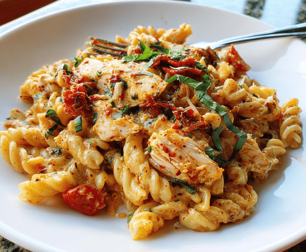 Easy Sun-Dried Tomato Chicken Pasta