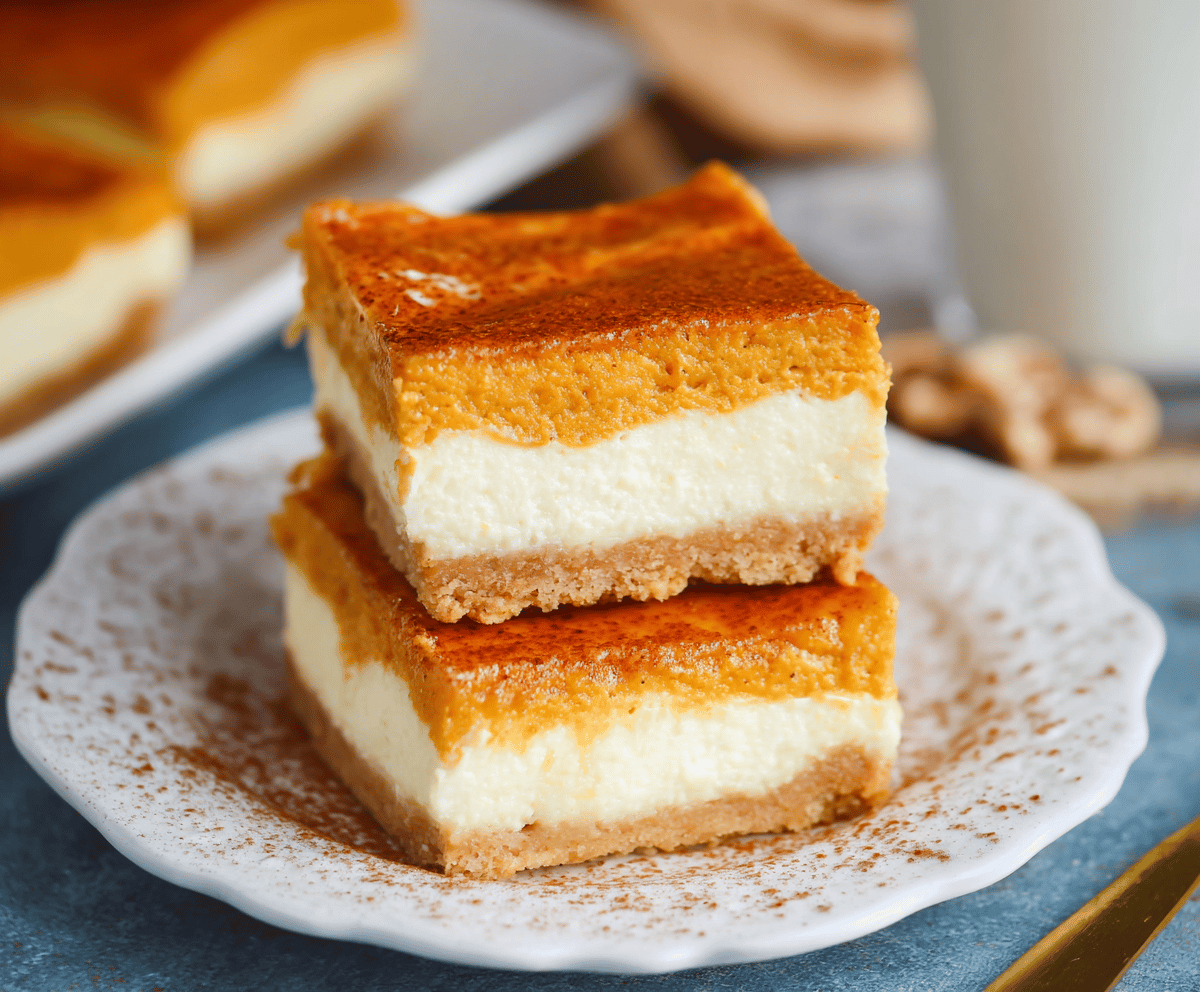 Easy Sweet Potato Cheesecake Bars