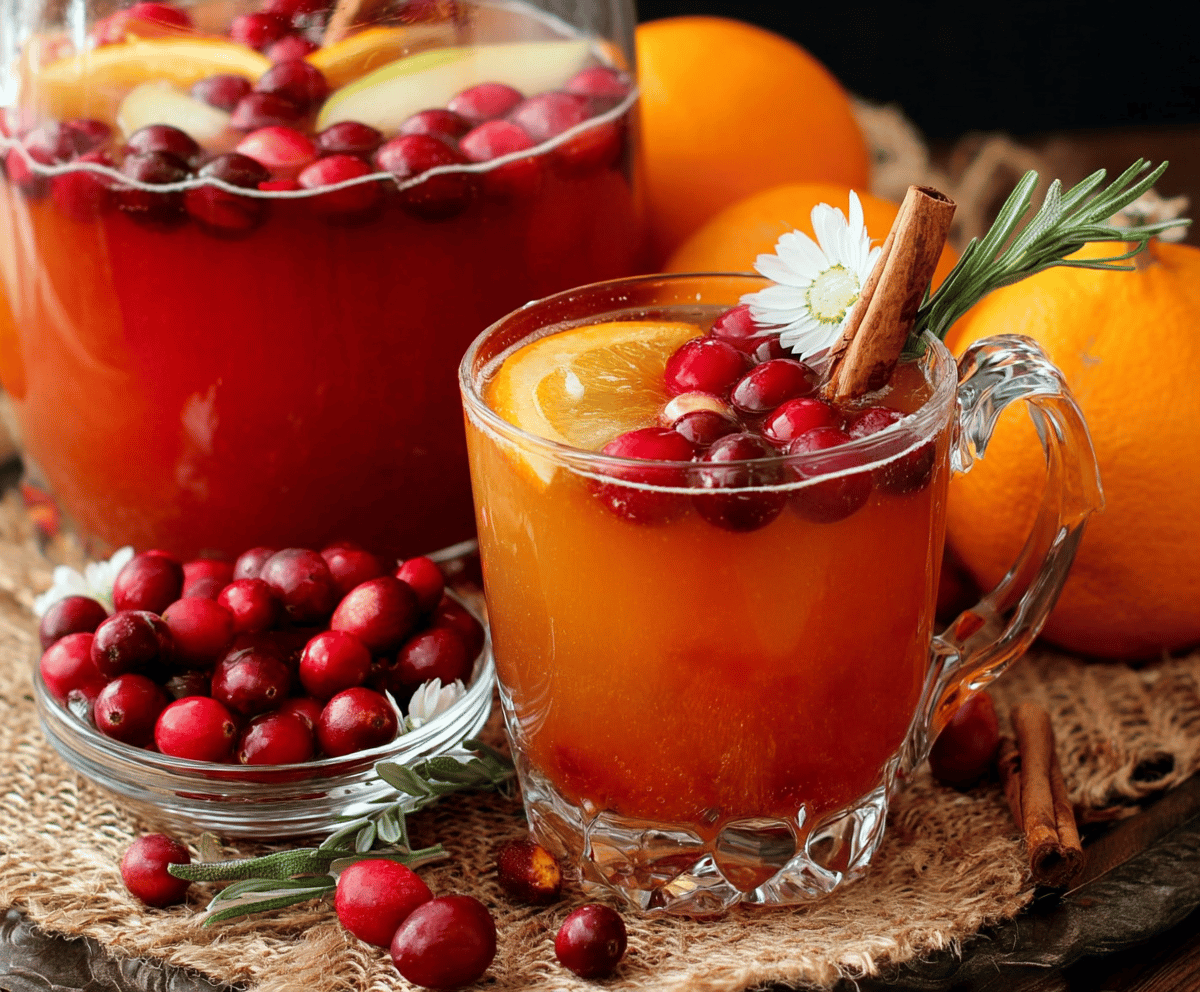 Festive Thanksgiving Punch Recipe