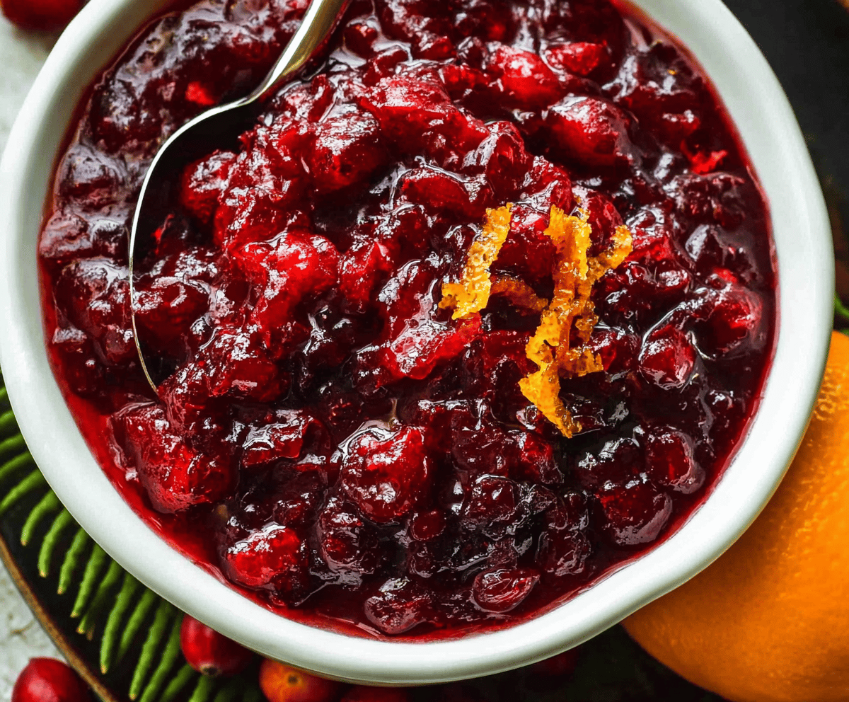 Easy Homemade Cranberry Sauce