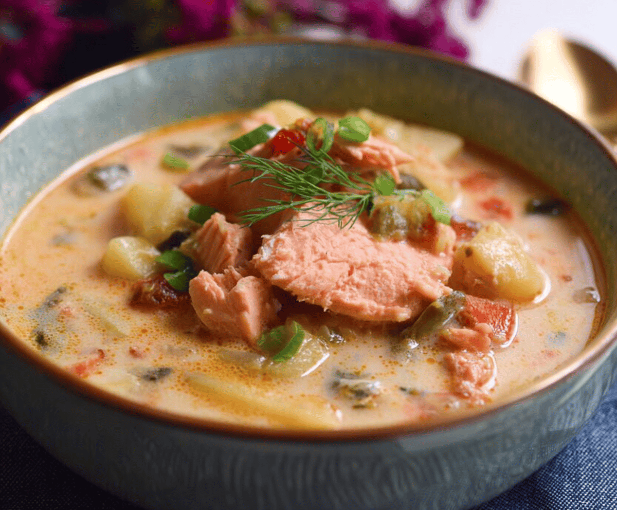 Easy Wild Salmon Chowder Recipe