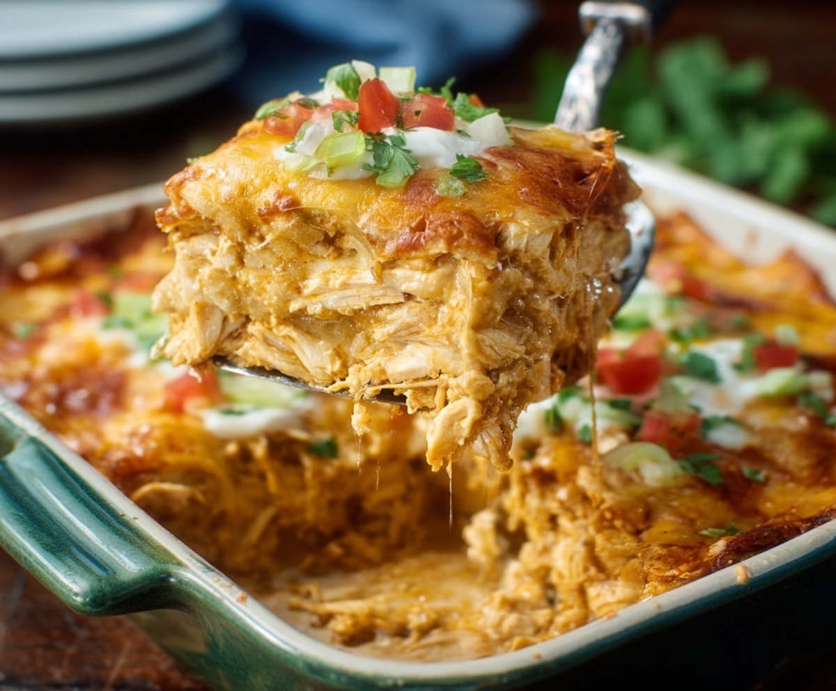 Easy Chicken Enchilada Casserole