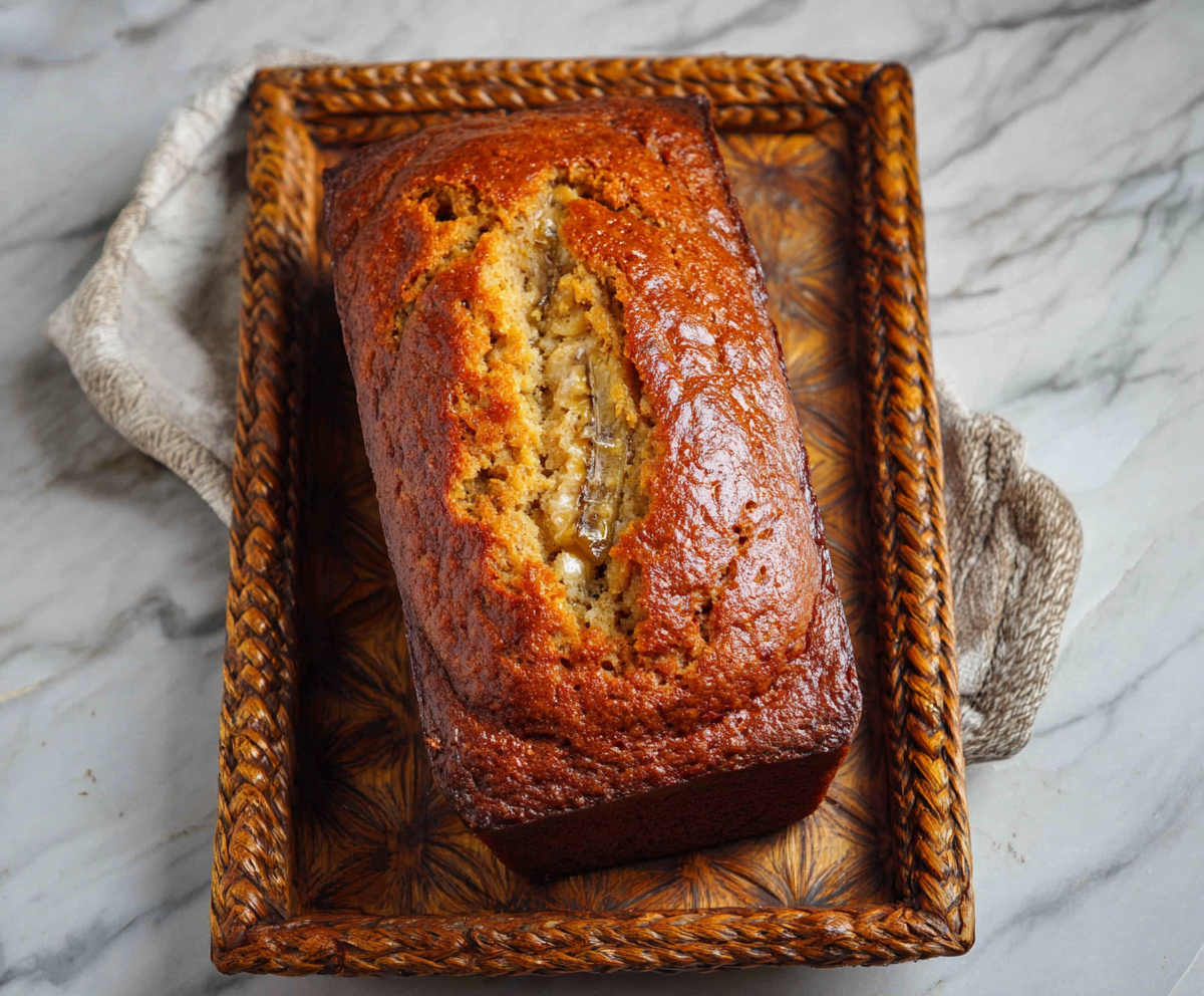 Moist Greek Yogurt Banana Bread