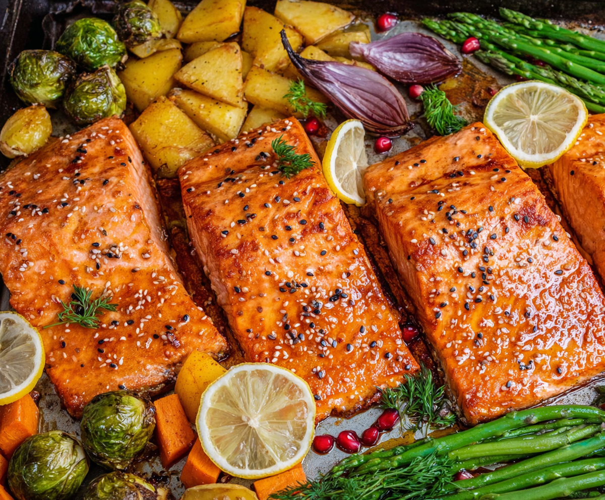 Easy Maple Glazed Salmon