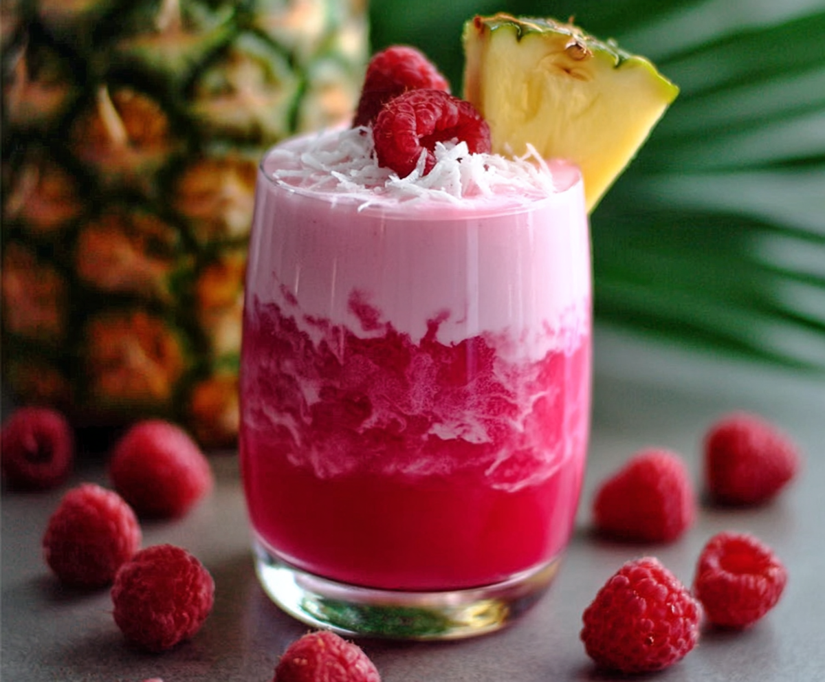 Easy Raspberry Piña Colada Recipe