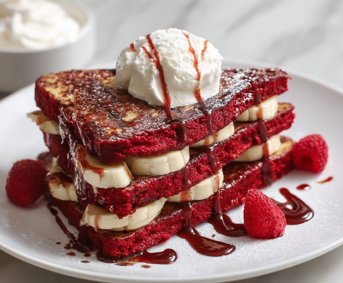 Best Red Velvet French Toast