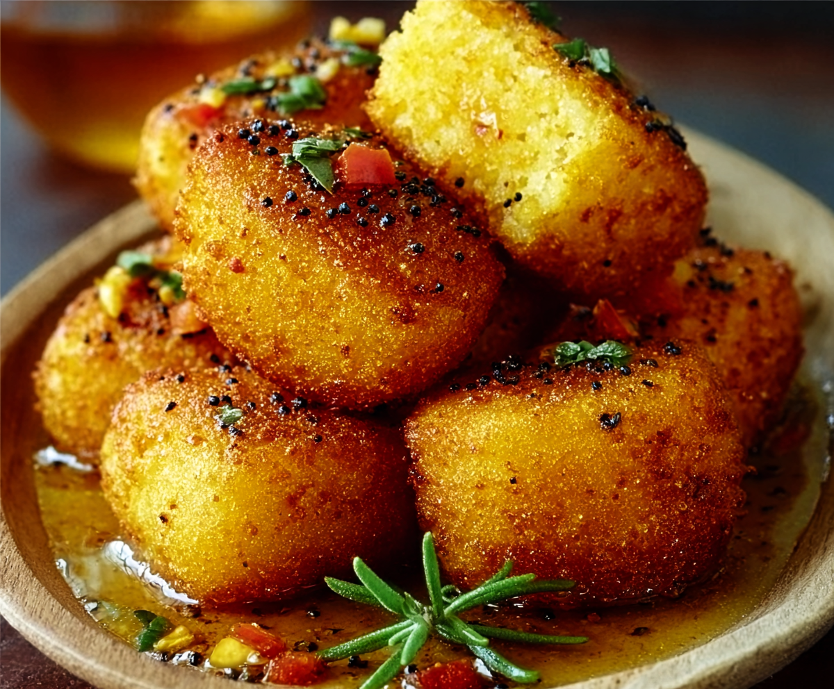 Southern Honey Butter Cornbread Poppers
