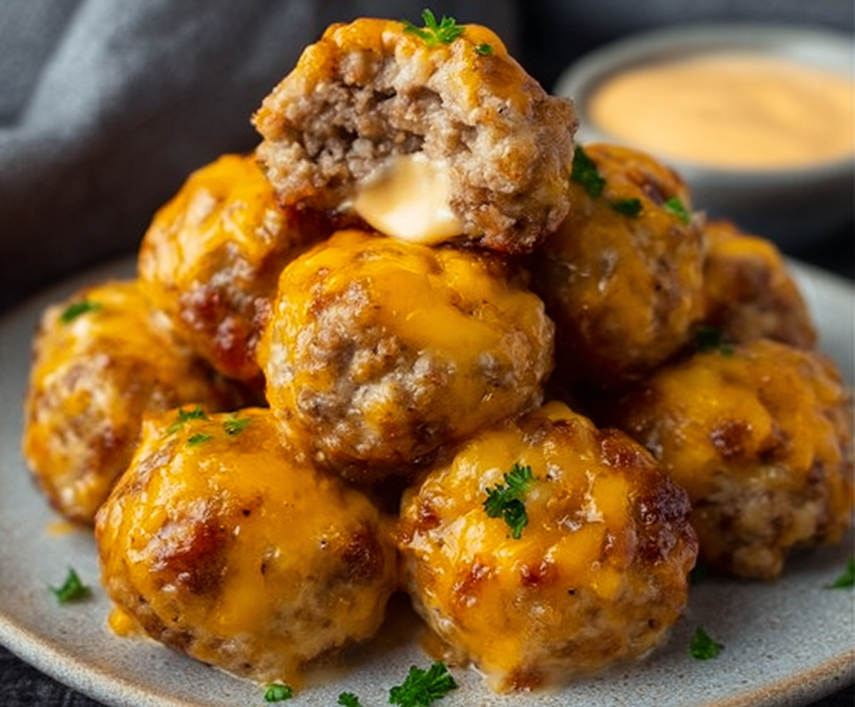 Spicy Rotel Sausage Balls