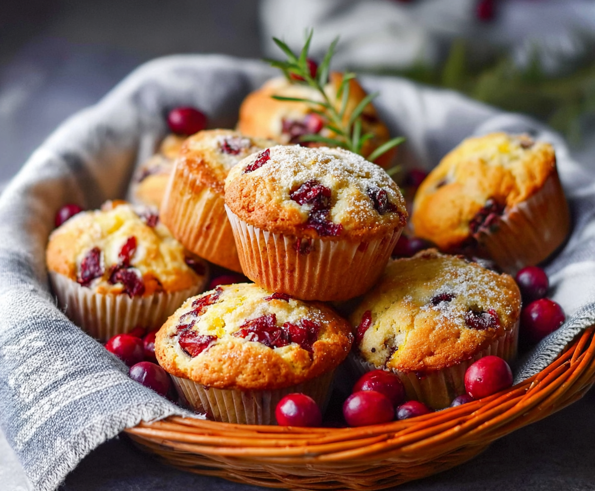Easy Orange Cranberry Muffins