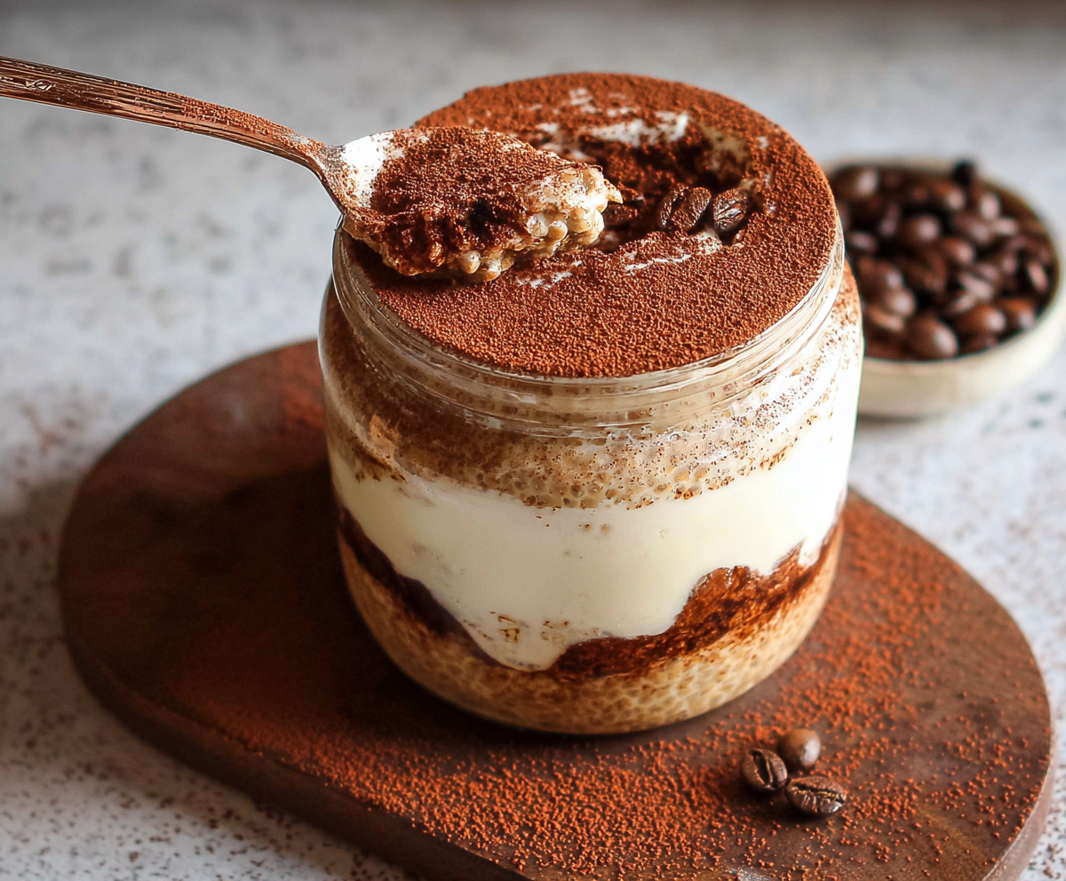 Easy Tiramisu Overnight Oats
