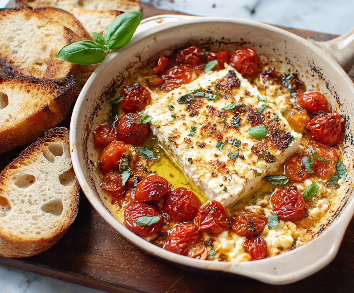 Easy Baked Feta Dip Recipe