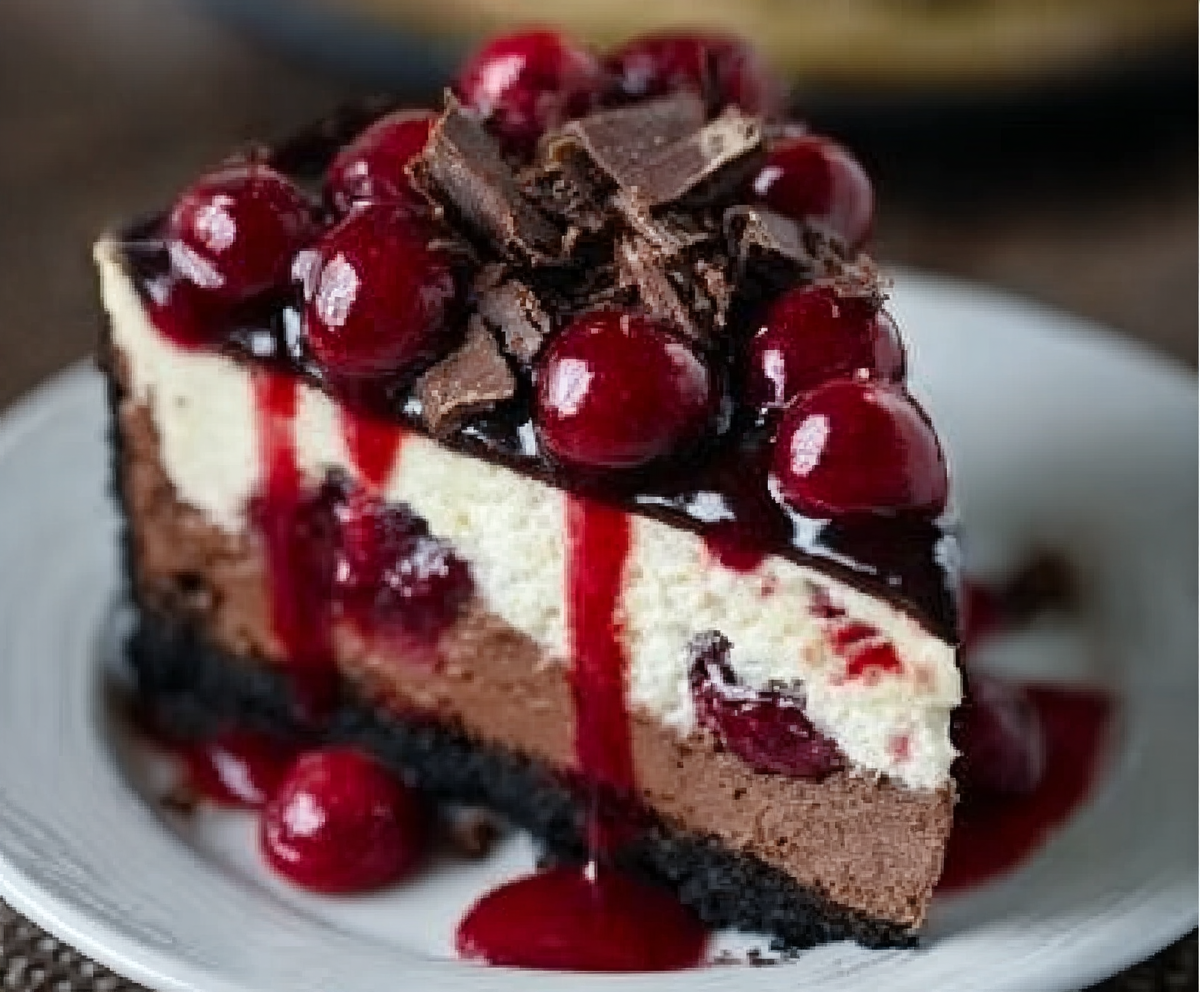Classic Black Forest Cheesecake Recipe