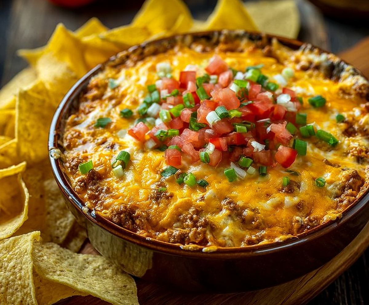 Cheesy Texas Trash Dip Recipe