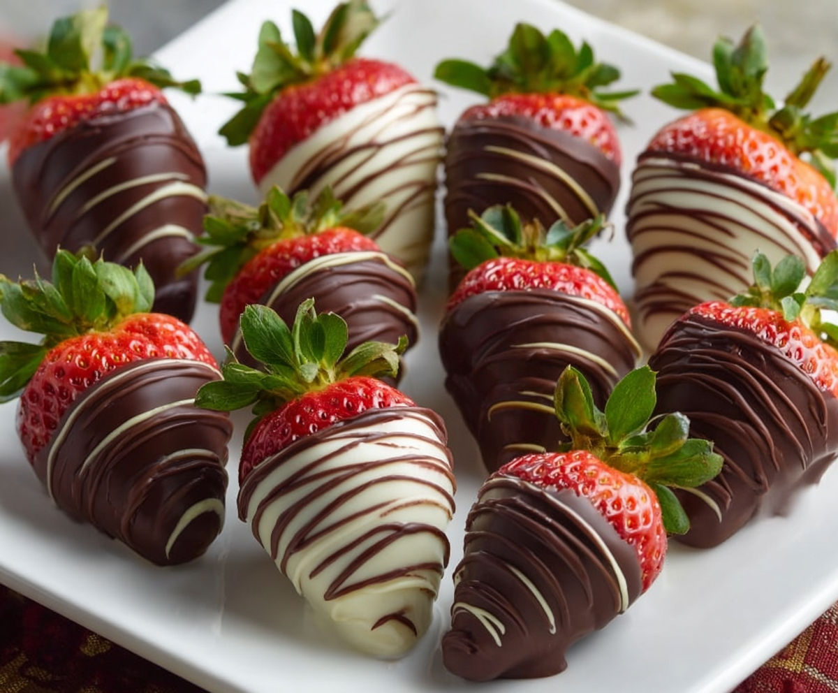 Easy Chocolate Covered Strawberries Recipe