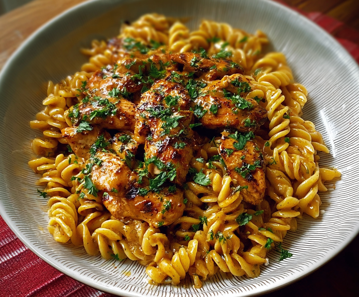 Creamy Cowboy Butter Chicken Pasta