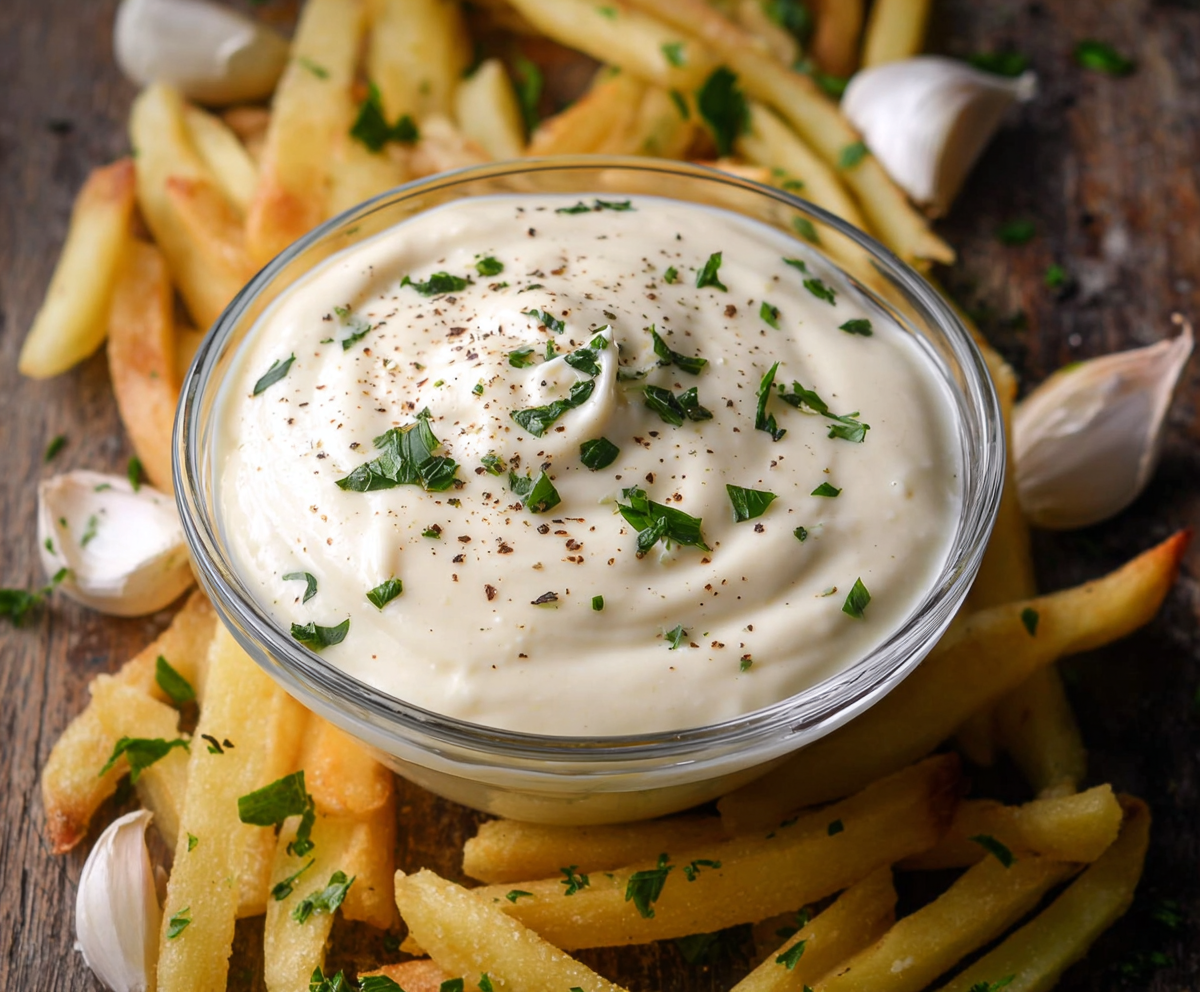 Easy Garlic Aioli Sauce Recipe