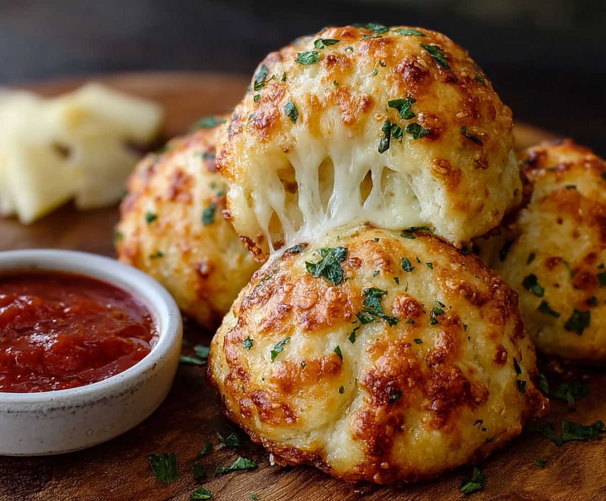 Gooey Mozzarella Biscuit Bombs — Game Day Treat