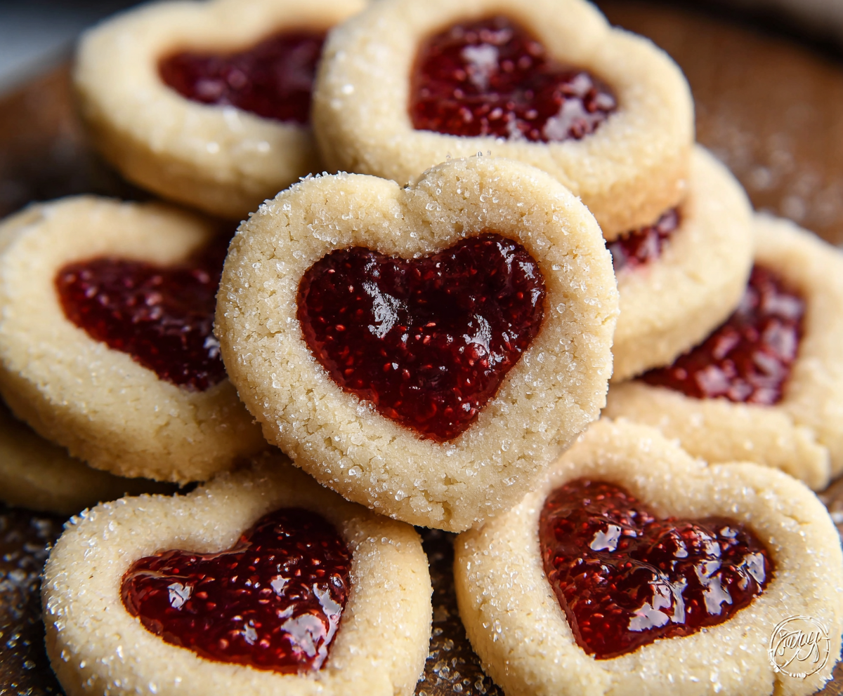 Heart Jam Cookies Recipe