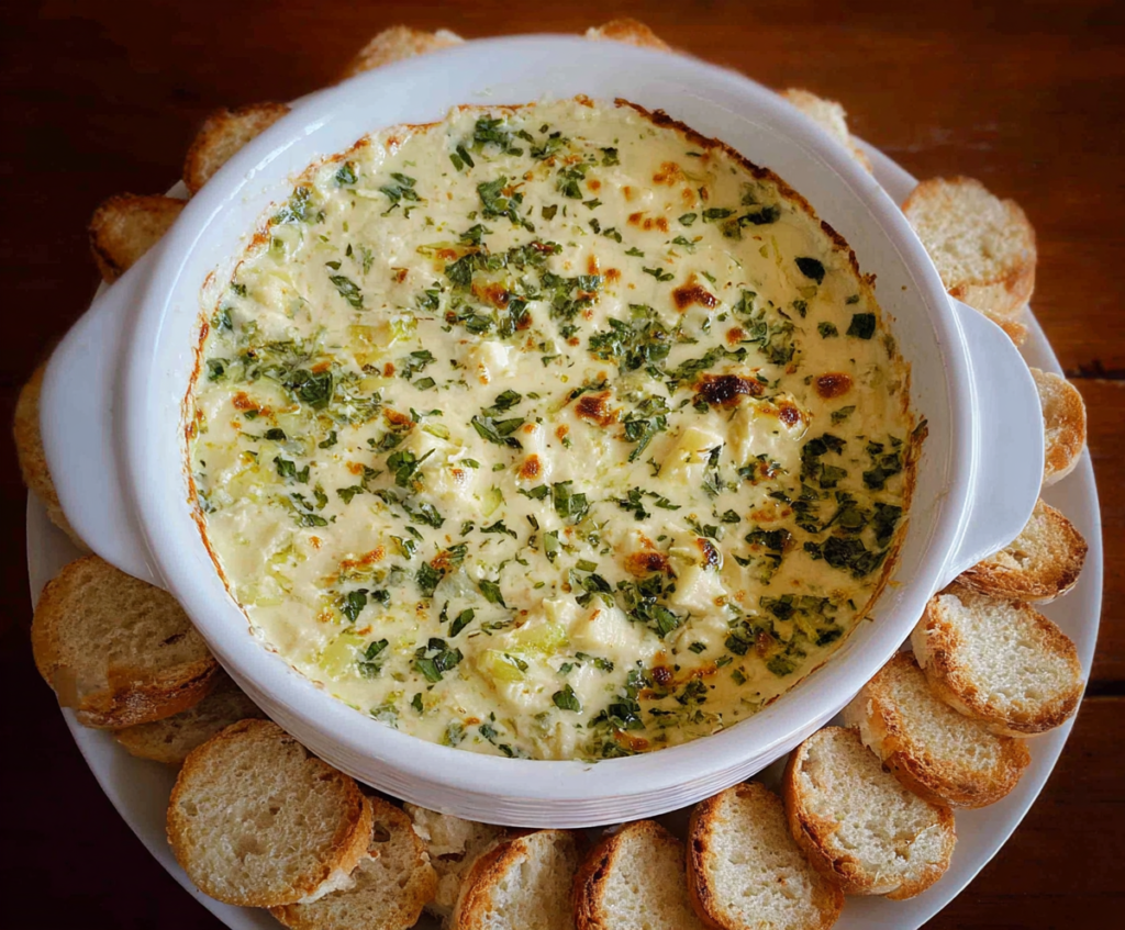 Creamy Hearts of Palm Dip served with fresh vegetables for a healthy snack