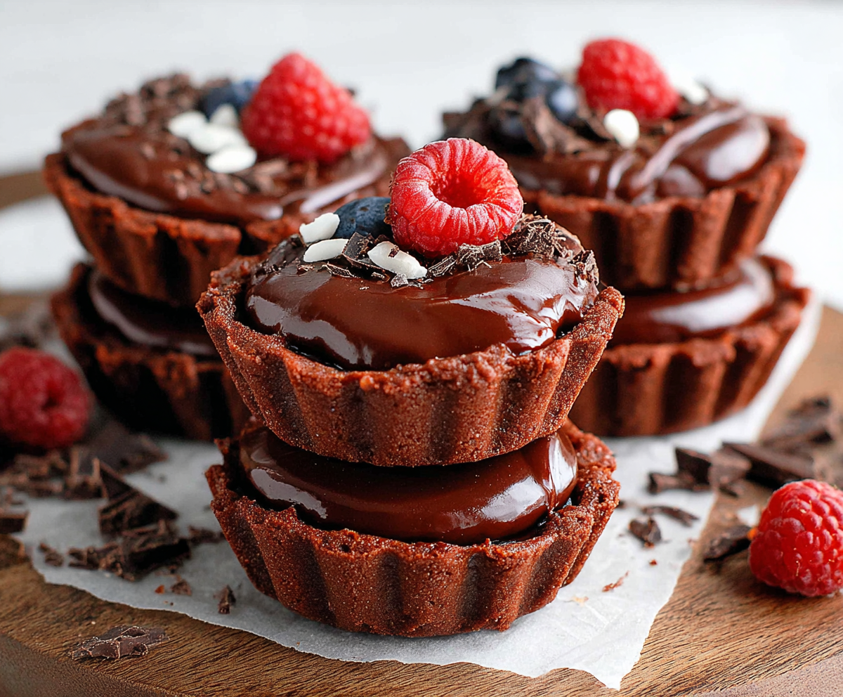 Mini Chocolate Ganache Tarts
