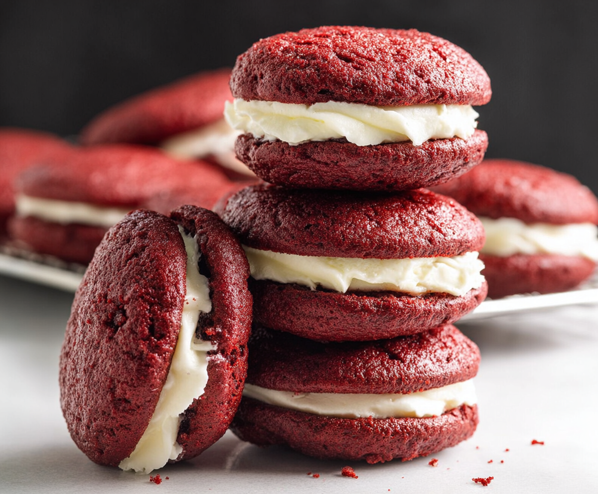 Easy Red Velvet Whoopie Pies Recipe
