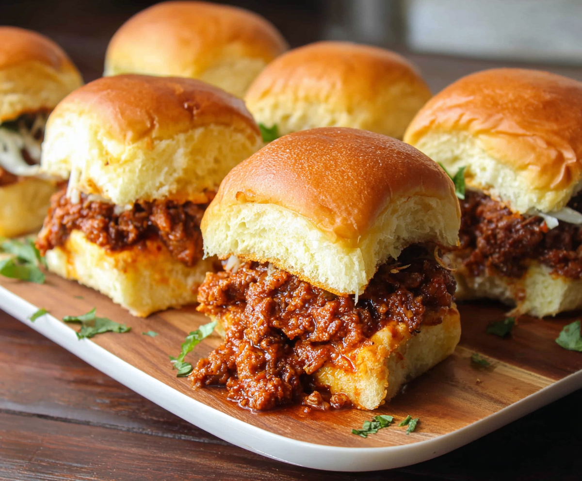 Easy Sloppy Joe Sliders Recipe