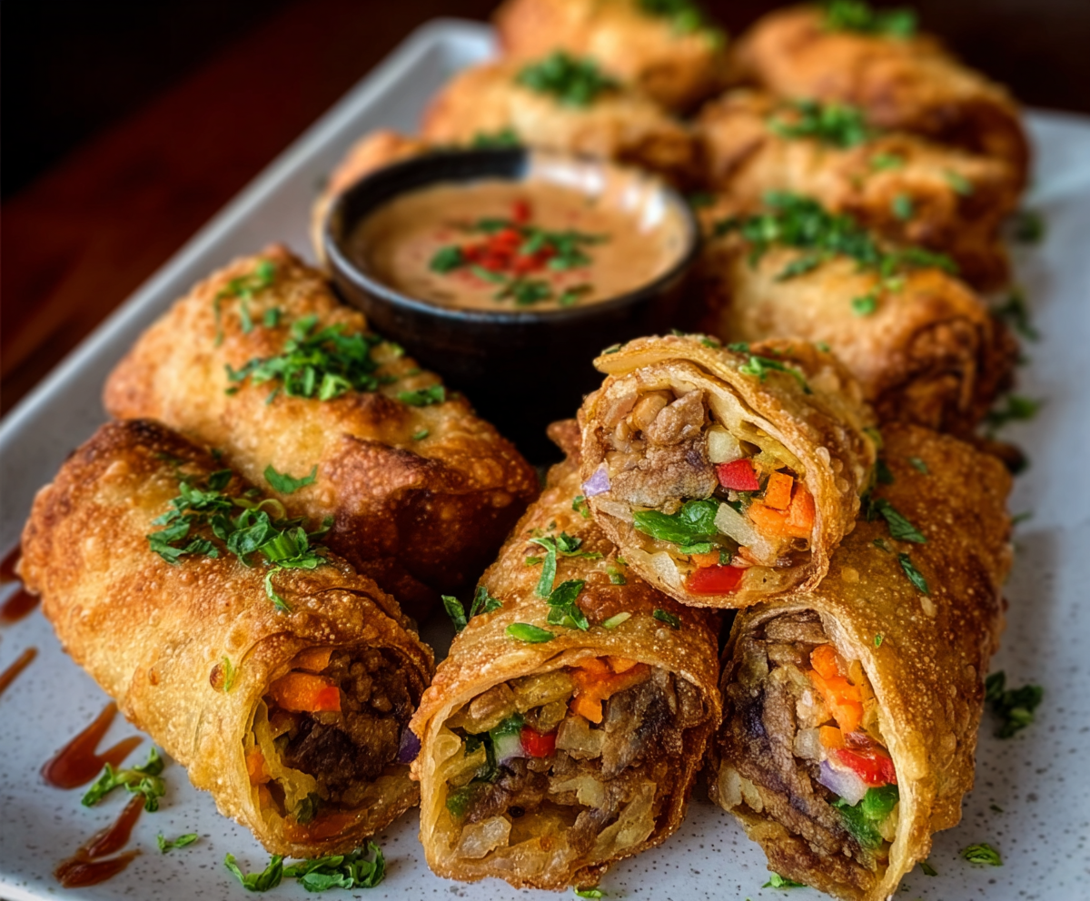Crispy Voodoo Egg Rolls Recipe
