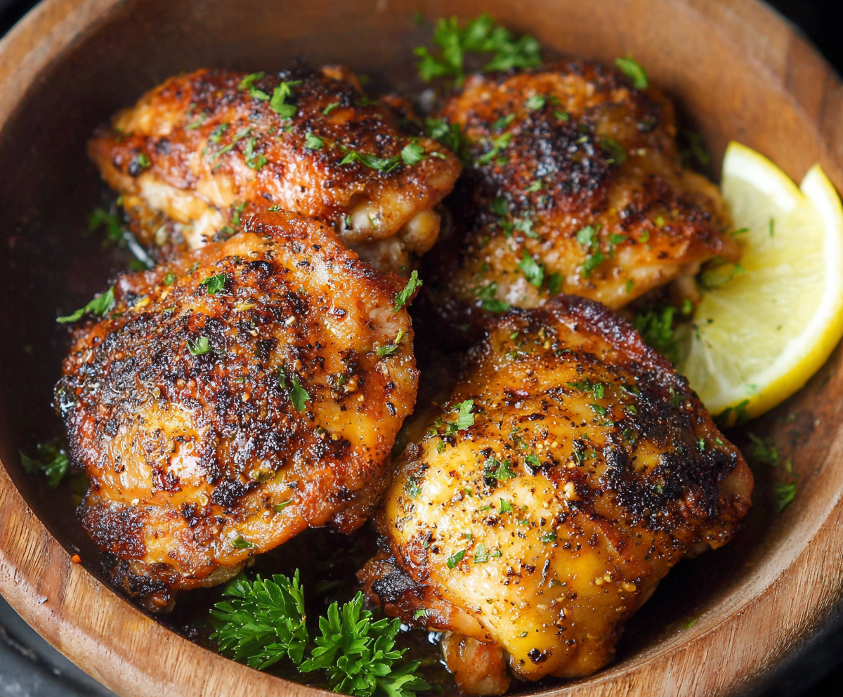 Crispy Air Fryer Chicken Thighs