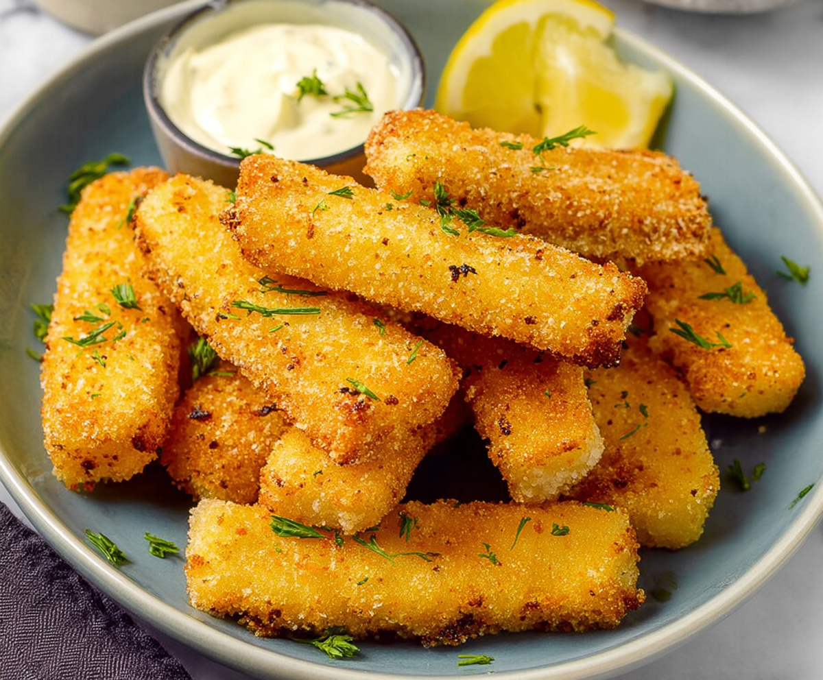 Crispy Air Fryer Fish Sticks