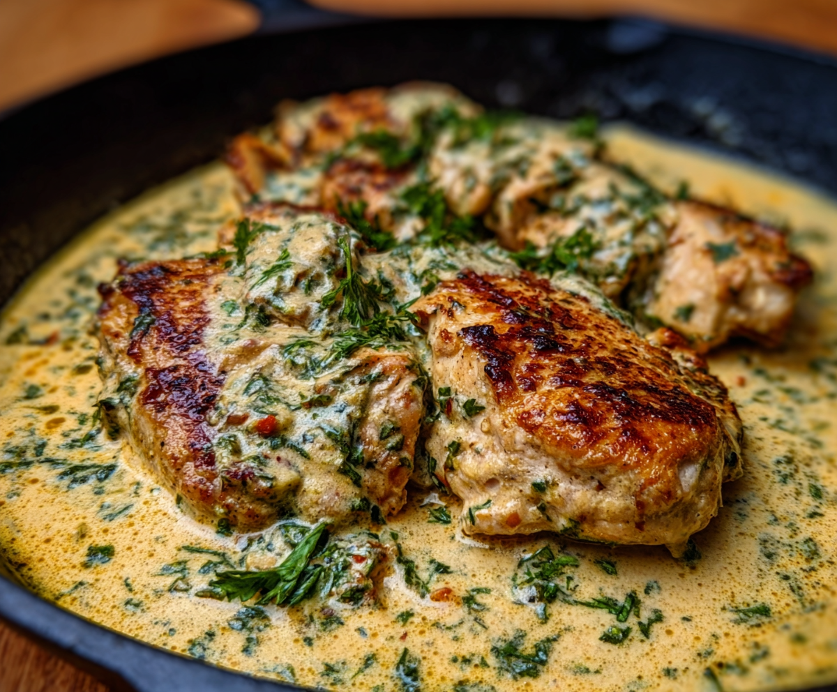 Creamy Herb Chicken Recipe