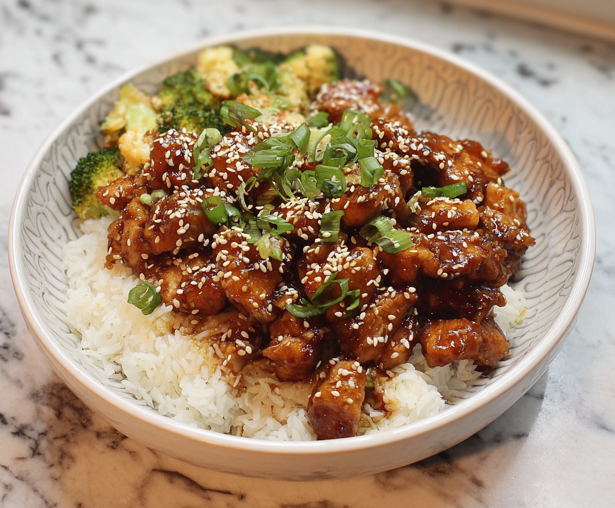 Easy Healthy Sesame Chicken