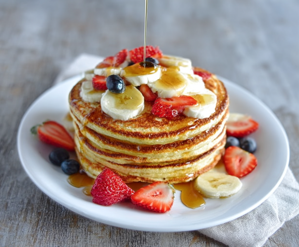 High-Protein Cottage Cheese Pancakes