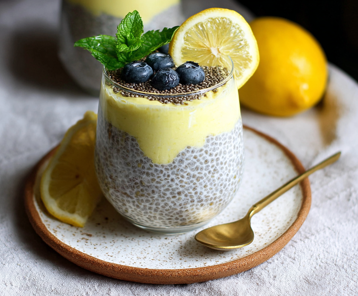 Creamy Lemon Chia Pudding