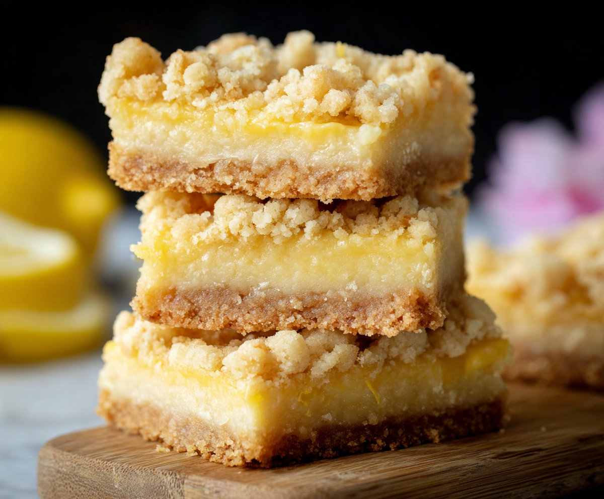 Easy Lemon Crumb Bars Recipe