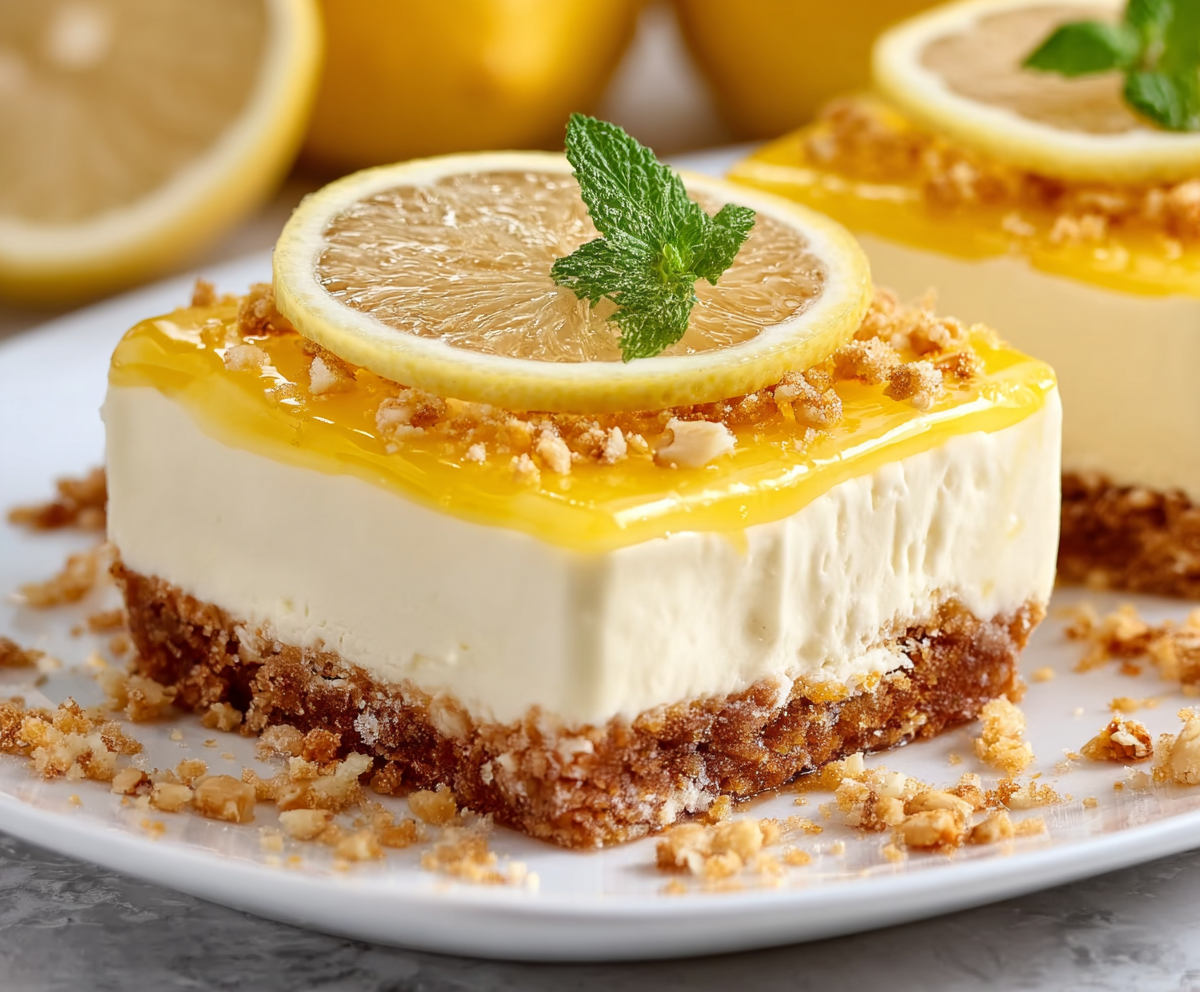 Easy Lemon Pretzel Dessert