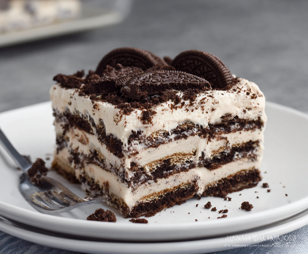 Easy No Bake Oreo Icebox Cake
