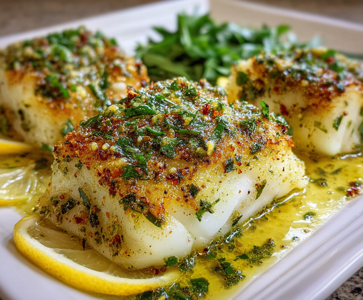 Easy Baked Lemon Butter Cod