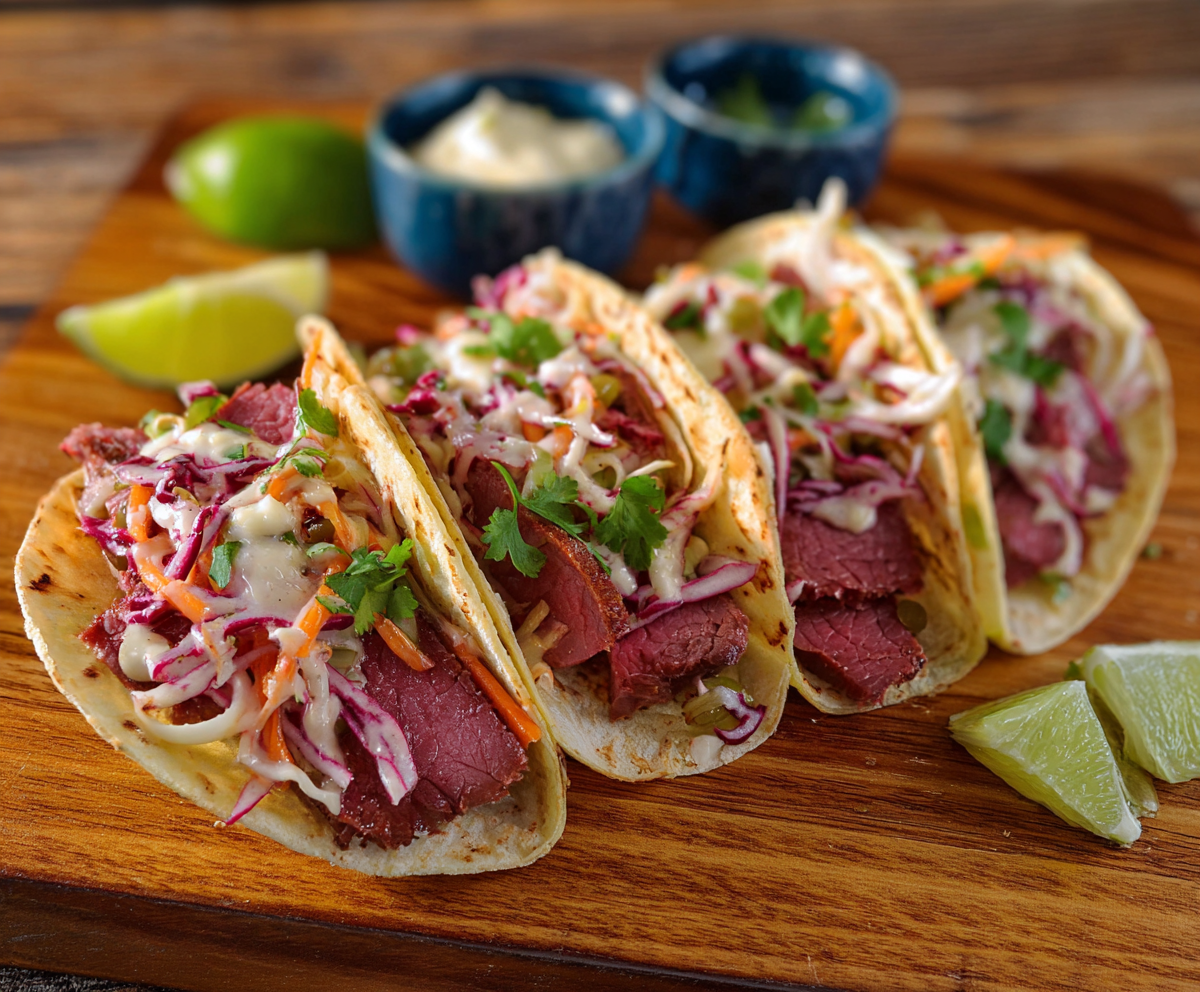 Easy Corned Beef Tacos Recipe