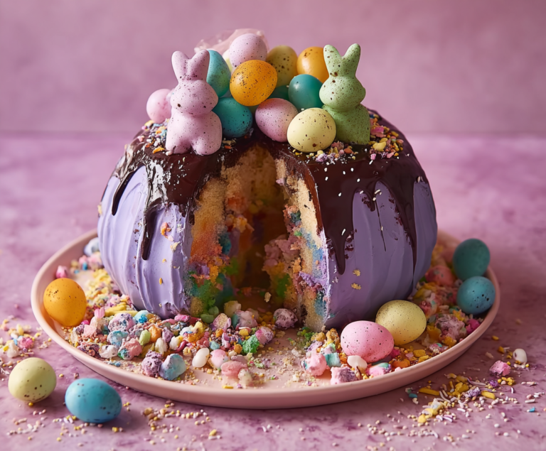 Epic Easter Egg Smash Cake