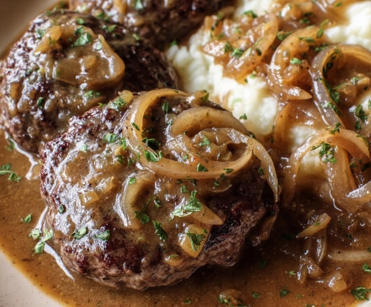 Easy Salisbury Steak with Onion Gravy
